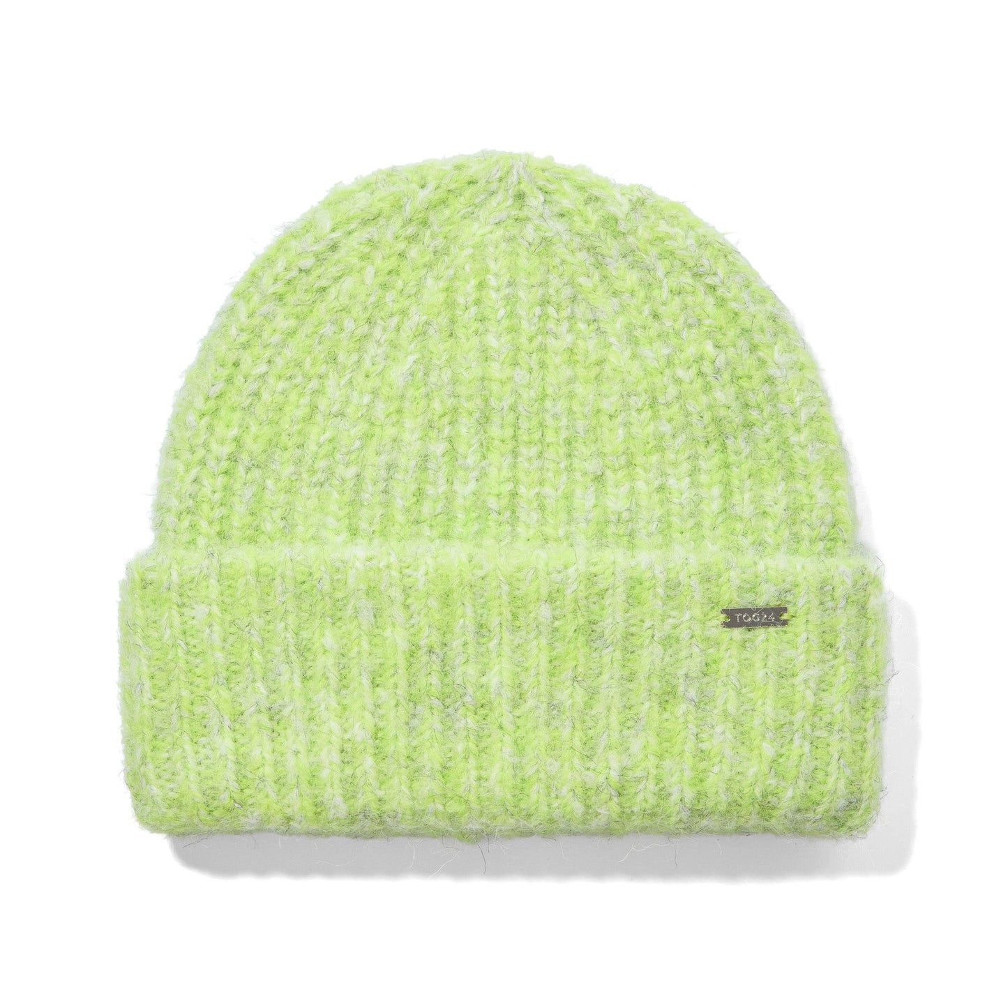 Isabella Supersoft Chunky Knit Beanie - Lemon Lime Melange