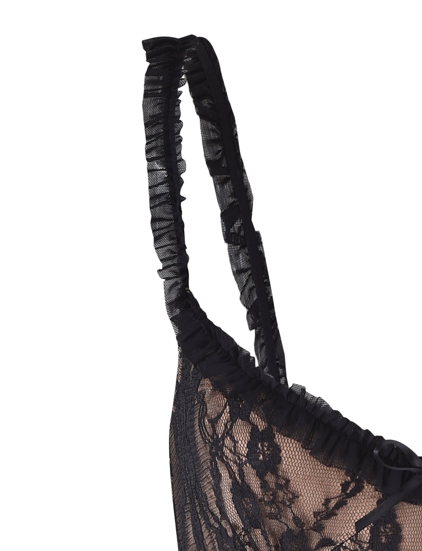 DEJA BODYSUIT - BLACK : BLACK LACE
