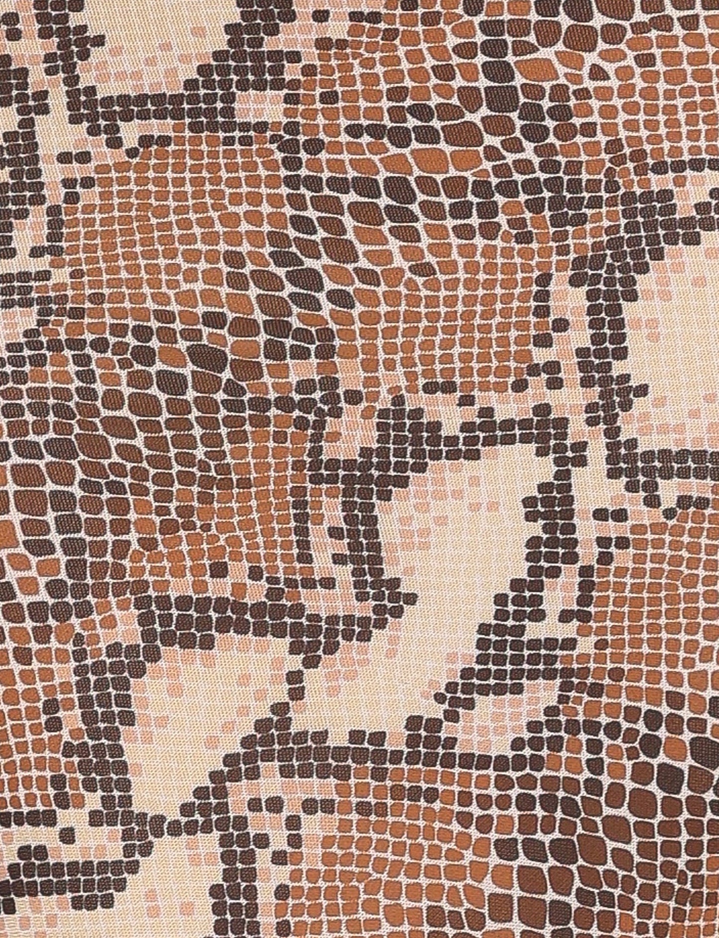 CATALINA DRESS - BROWN : SNAKE