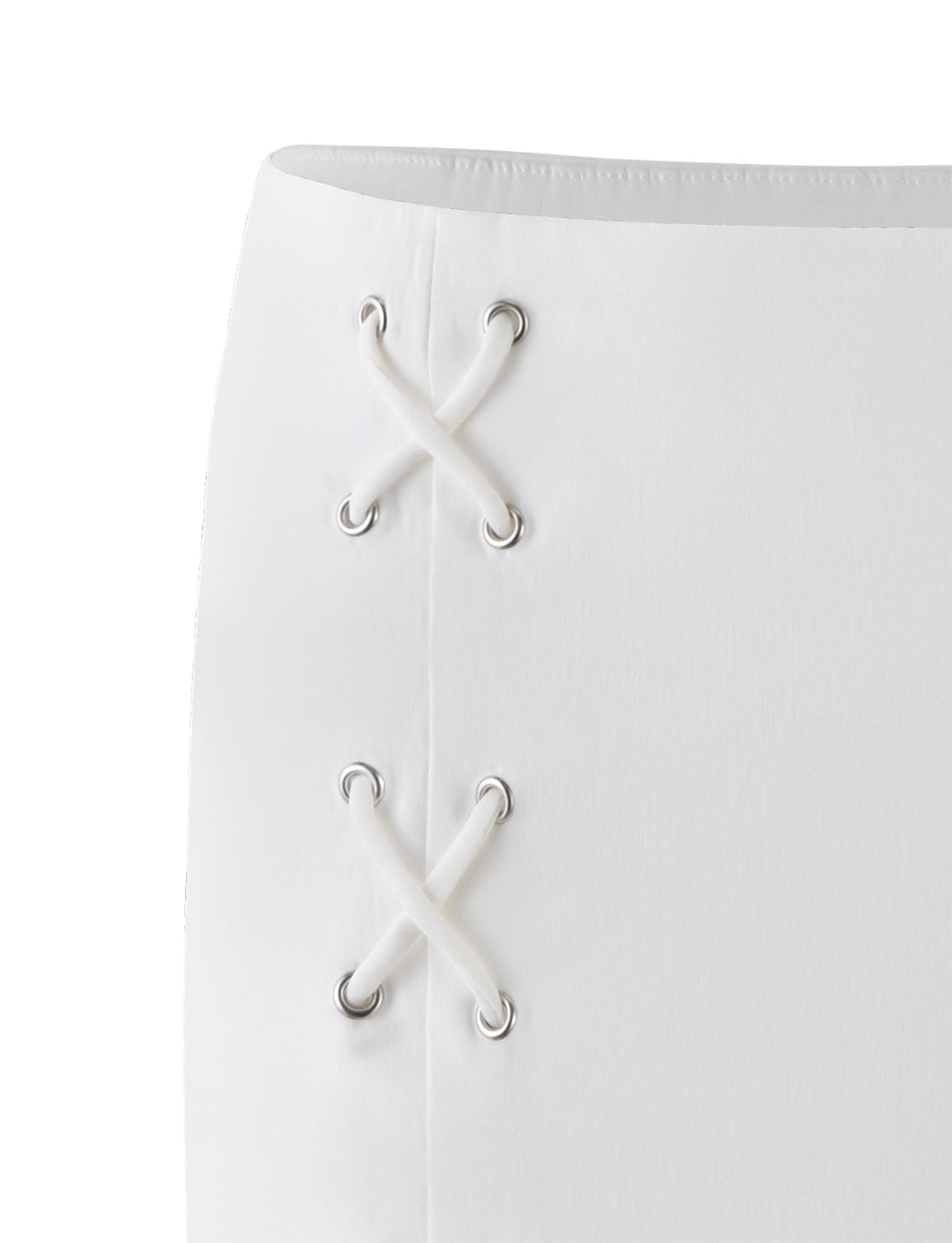 HALSEY SKIRT - WHITE : CREAM