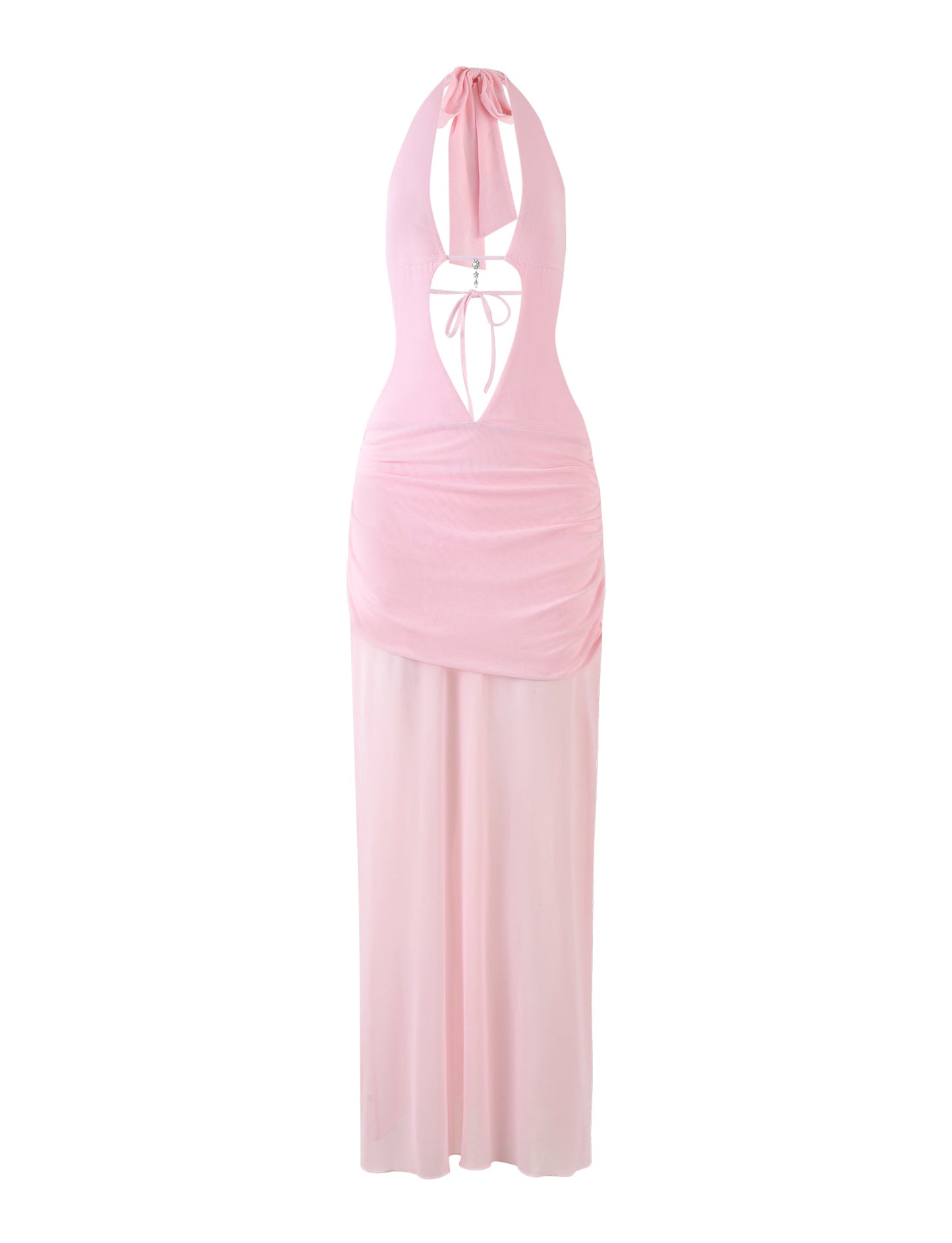ESHA MAXI DRESS - PINK : BABY PINK