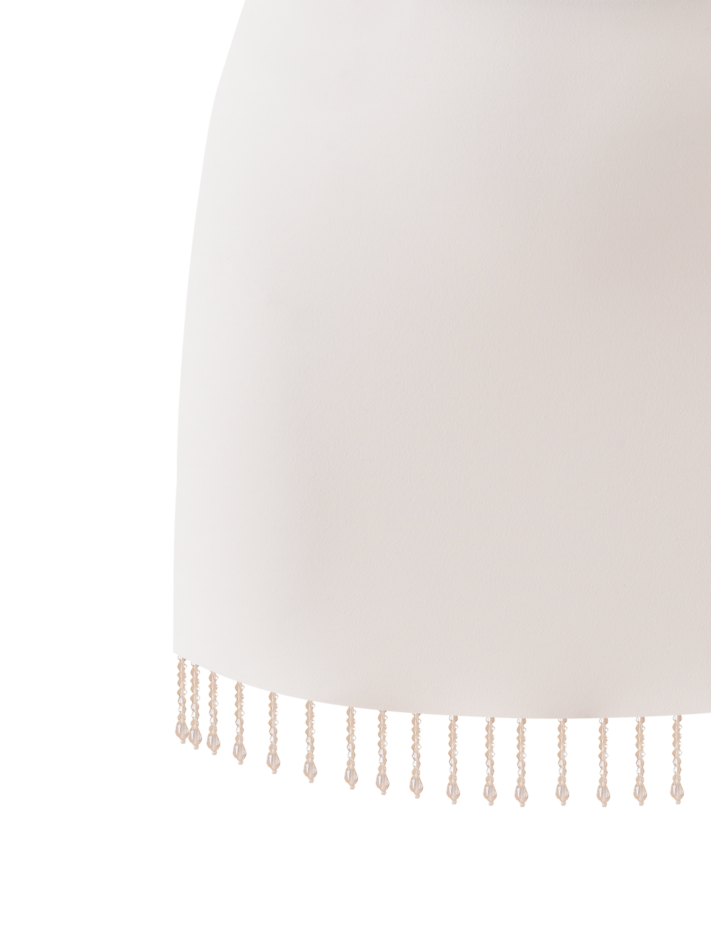 AUBRIELLA TASSLE MINI SKIRT - CREAM