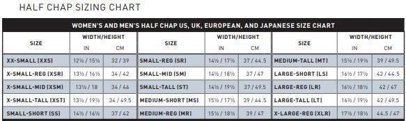 Ariat ascent half chap - HorseworldEU