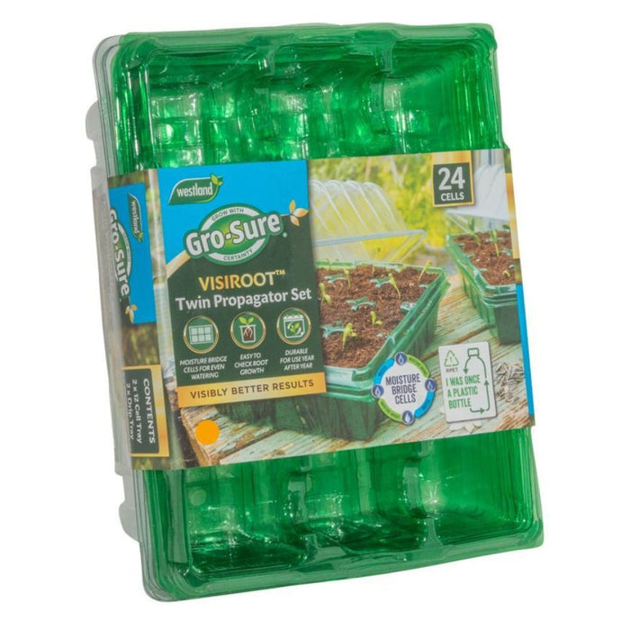Gro-Sure Visiroot Twin Propagator Set