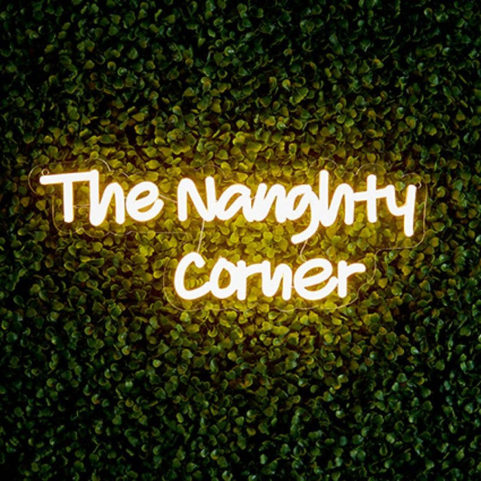 Neon Wall Sign - The Naughty Corner