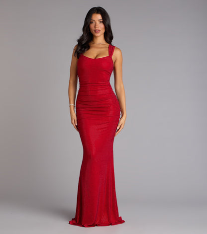 Kaylie Rhinestone Mermaid Formal Dress