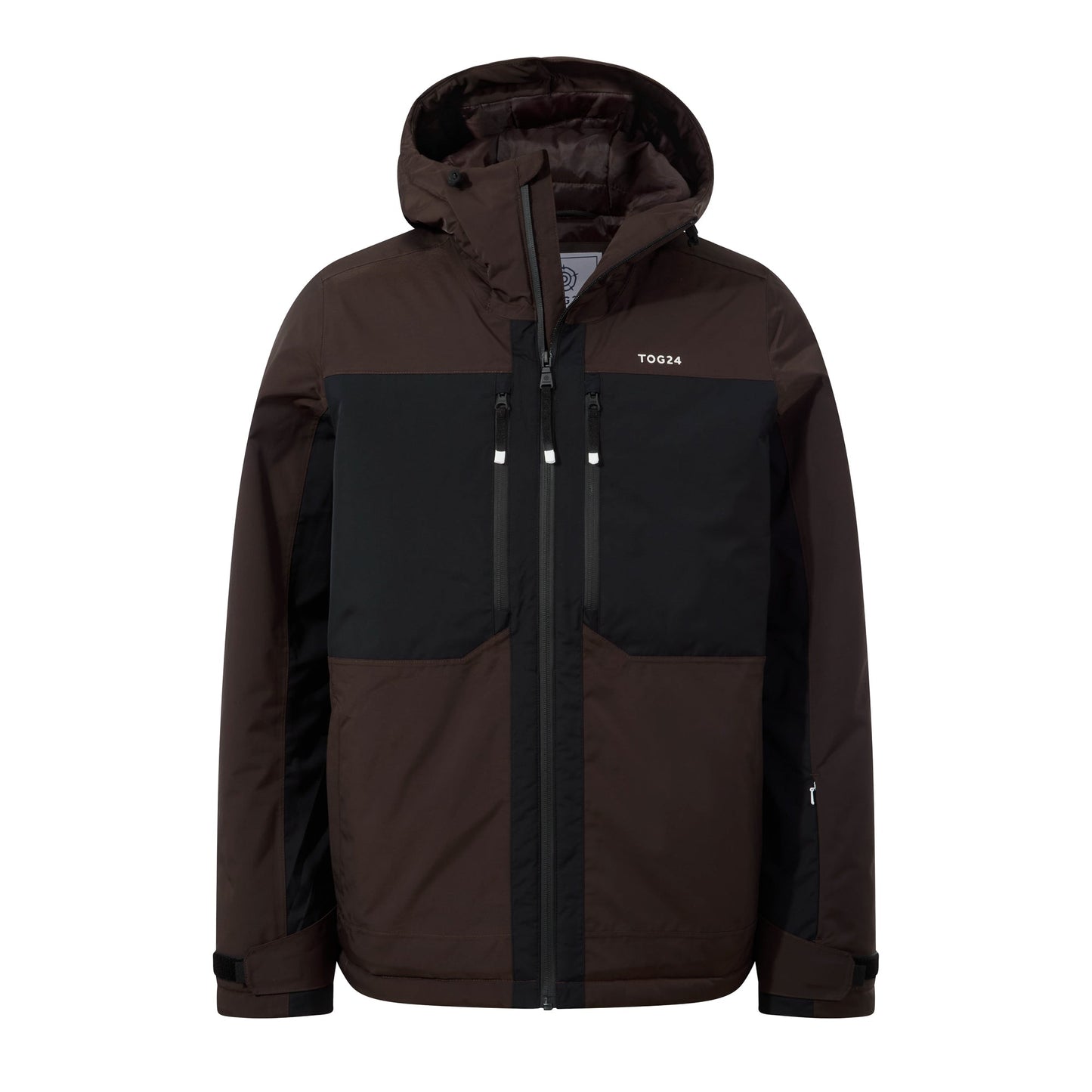Avoriaz Mens Performance Waterproof Insulated Ski Jacket - Chocolate Brown