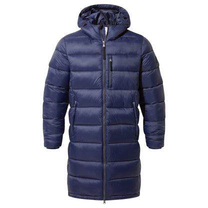 Barnby Mens Long Padded Jacket - Dark Indigo