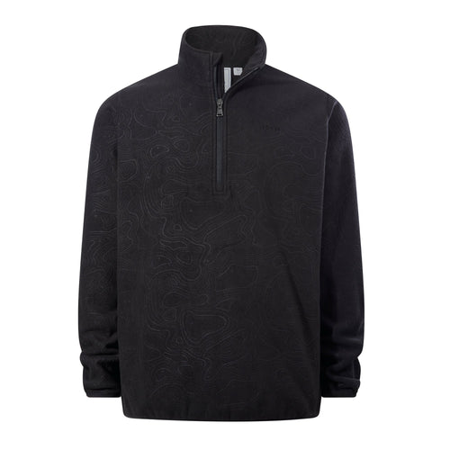 Charlton Mens Printed Midweight Microfleece Half Zip - Terrain Print