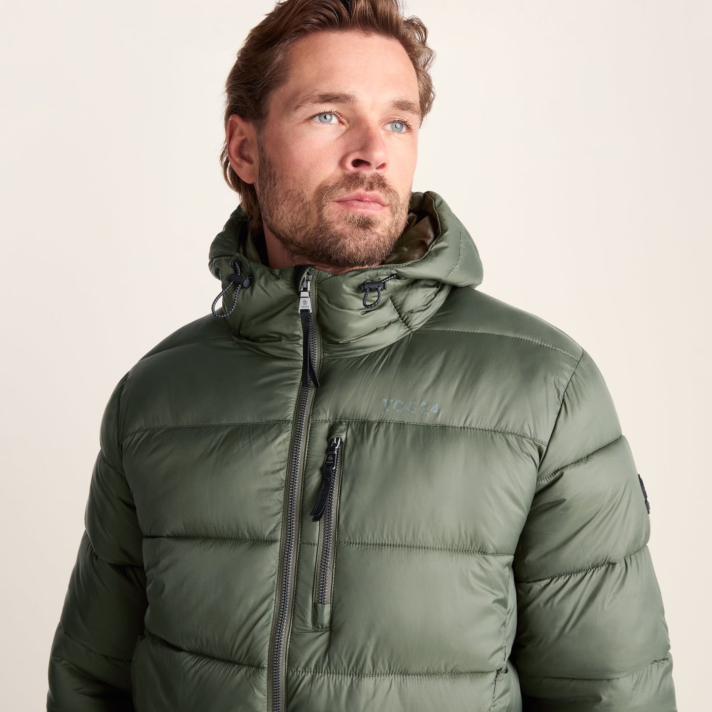 Maloney Mens Wind Resistant Insulated Jacket - Light Forest