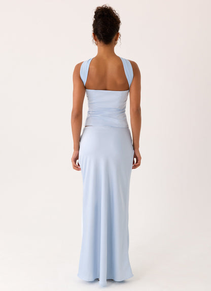 Bridgeta Maxi Skirt - Blue