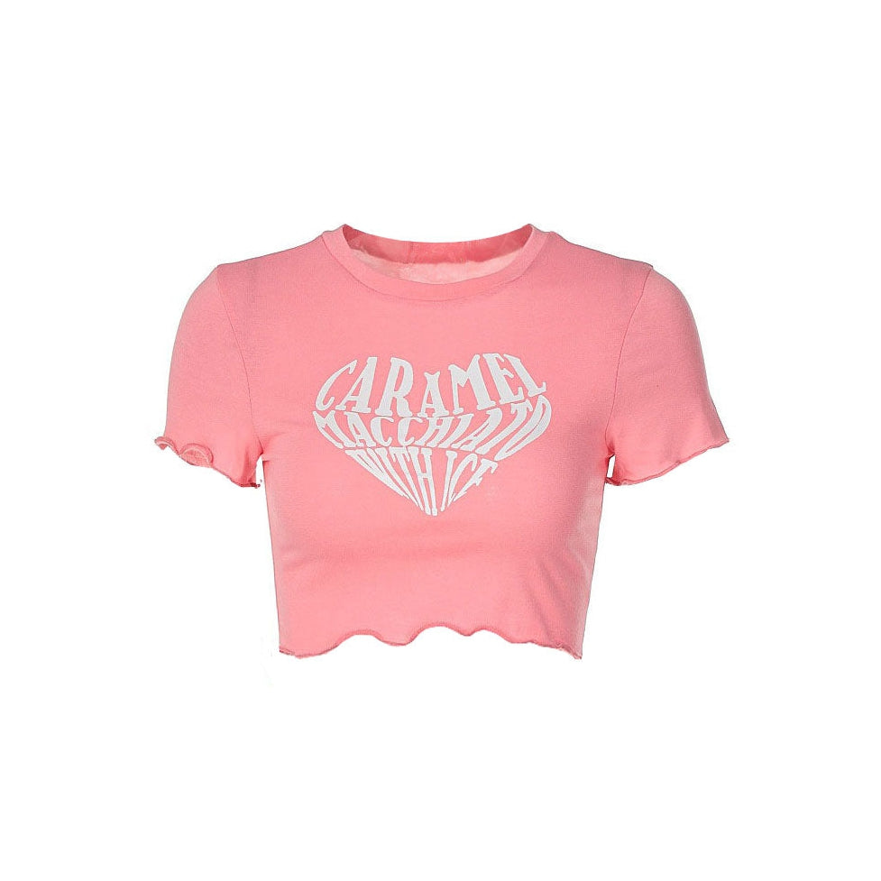 Caramel Macchiato Crop Top