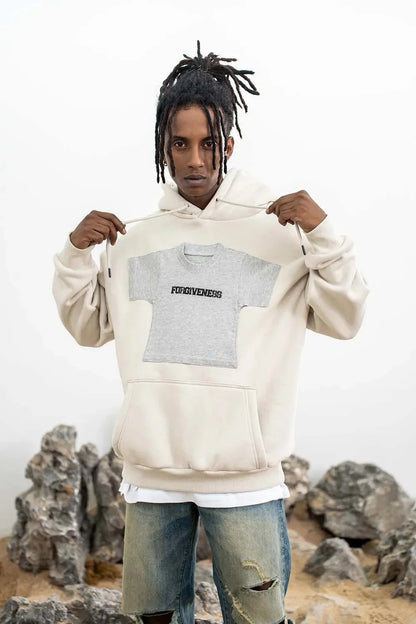 Hoodie Mini Tee Patch in Fleece