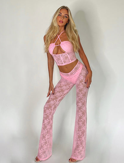 TOBIAS PANT - PINK : PASTEL PINK : PALE PINK