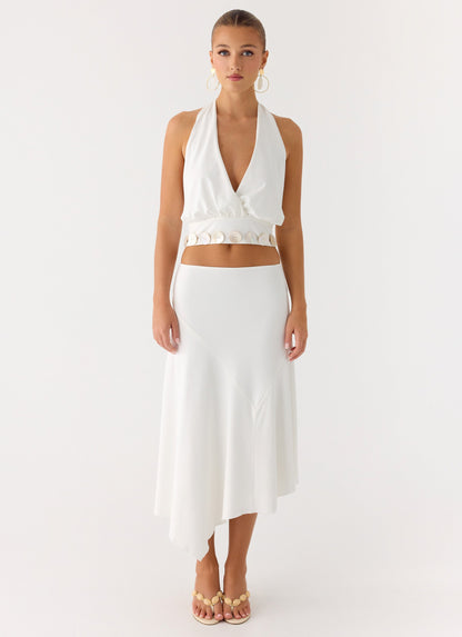Ignite It Button Top - White