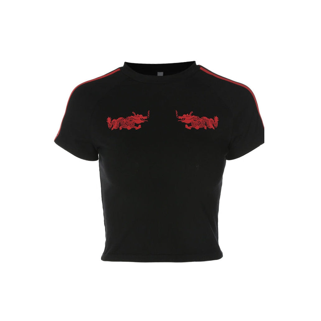 Japanese Dragon Crop Top