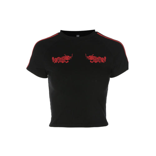 Japanese Dragon Crop Top