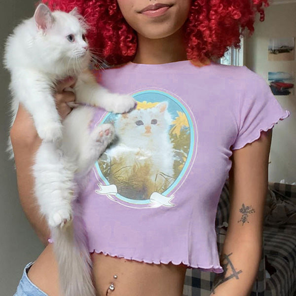 Kitty Love Baby Tee