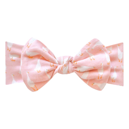 Knit Headband Bow - Goosie