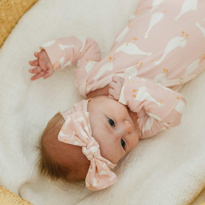 Knit Headband Bow - Goosie