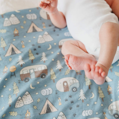 Knit Swaddle Blanket - Bridger
