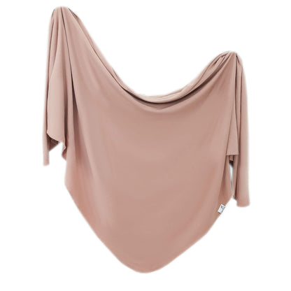 Knit Swaddle Blanket - Pecan