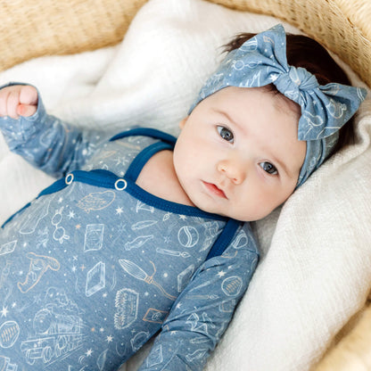 Newborn Knotted Gown - Hogwarts