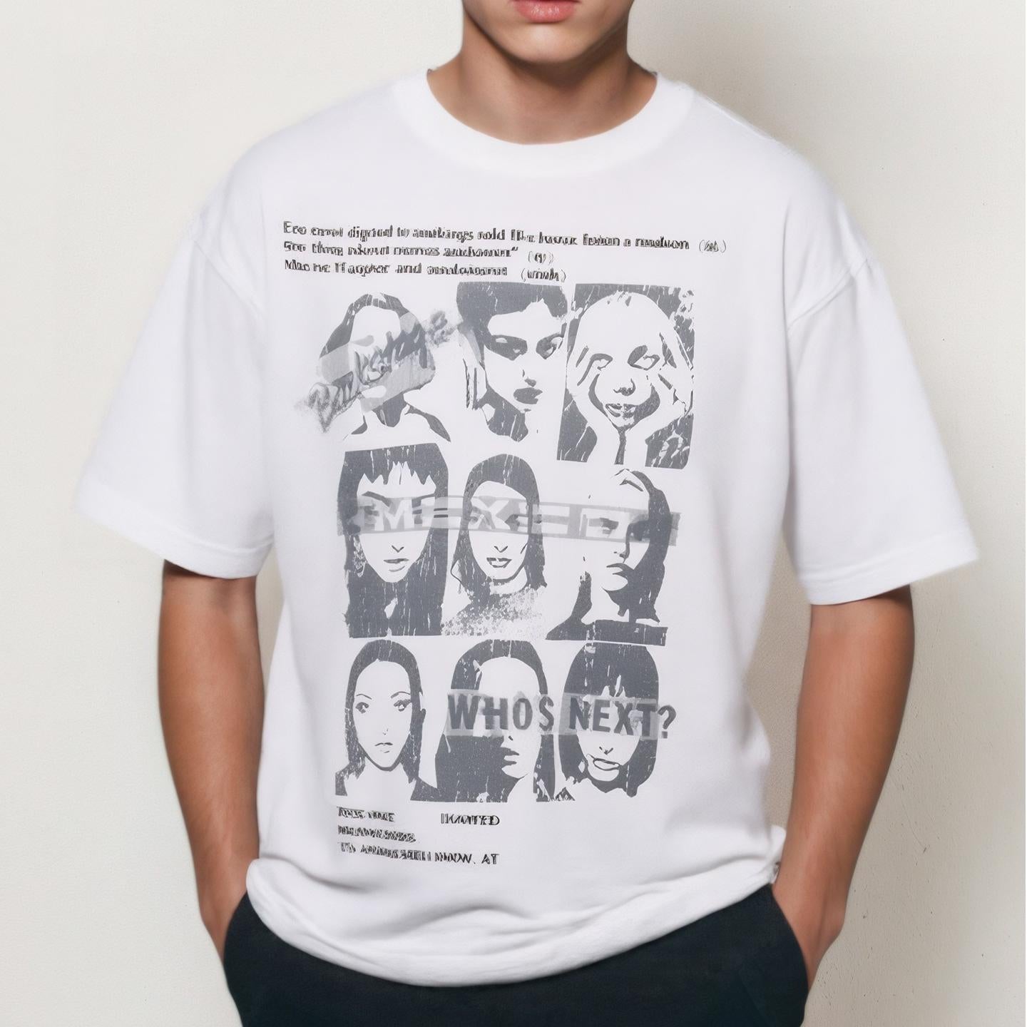 Creative Rock Short-Sleeved T-Shirt