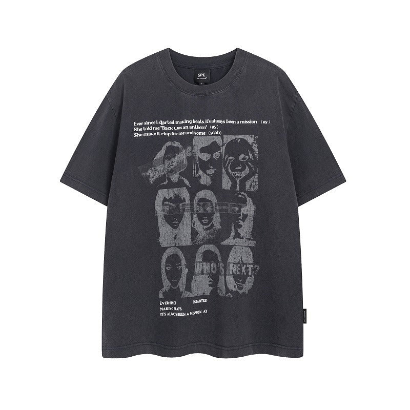 Creative Rock Short-Sleeved T-Shirt