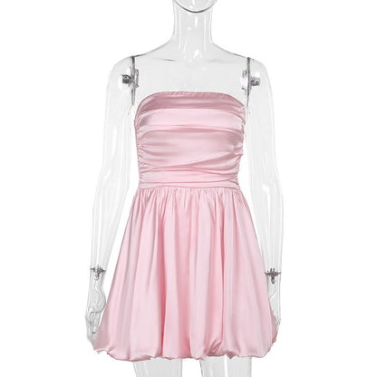 off-Shoulder Tube Top A Swing Mini