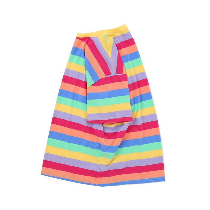 Pastel Oversized Stripe T-Shirt