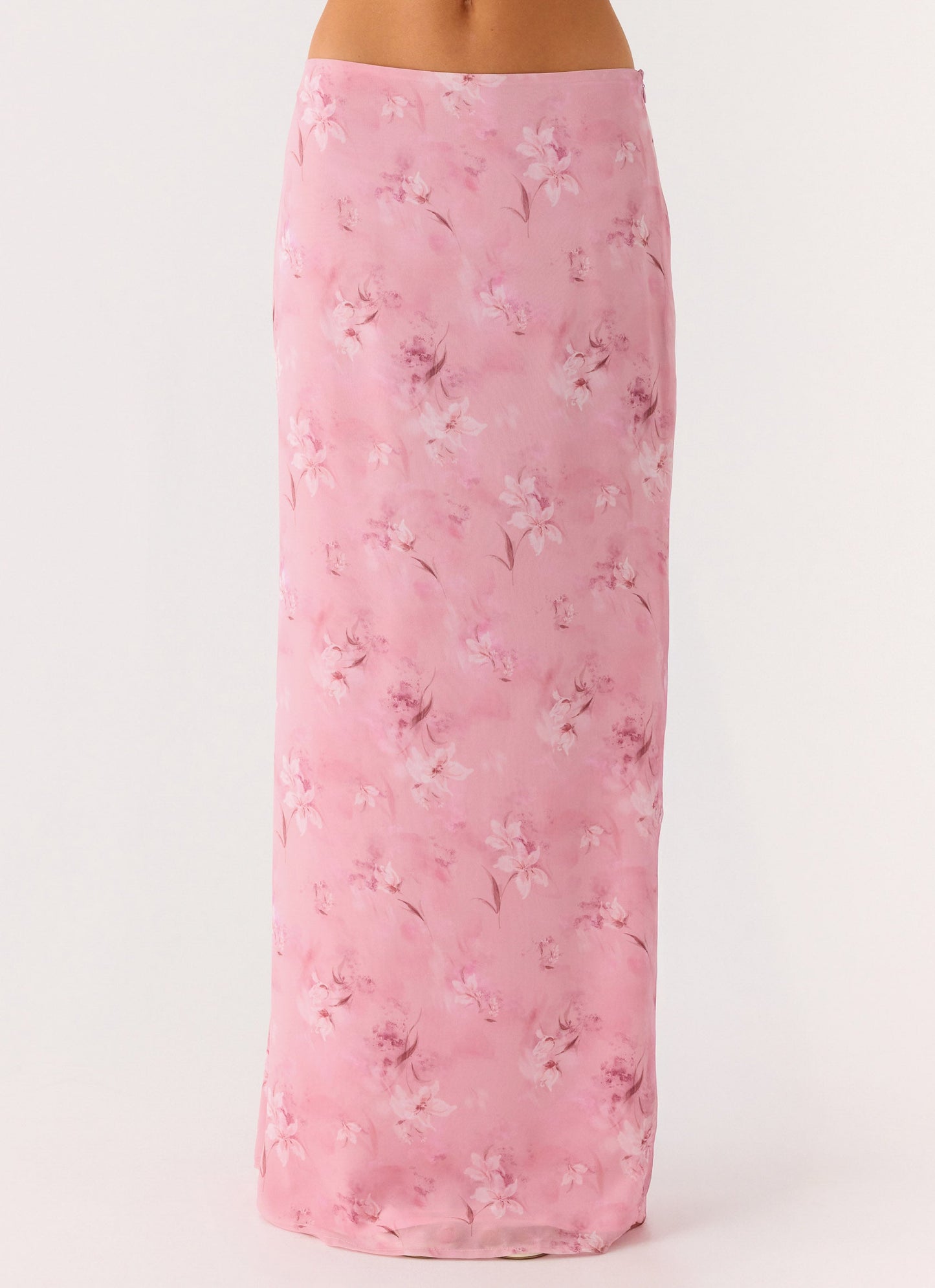 Soulful Low Rise Maxi Skirt - Vintage Floral