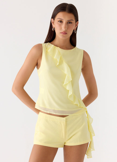 Sun Up Top - Yellow