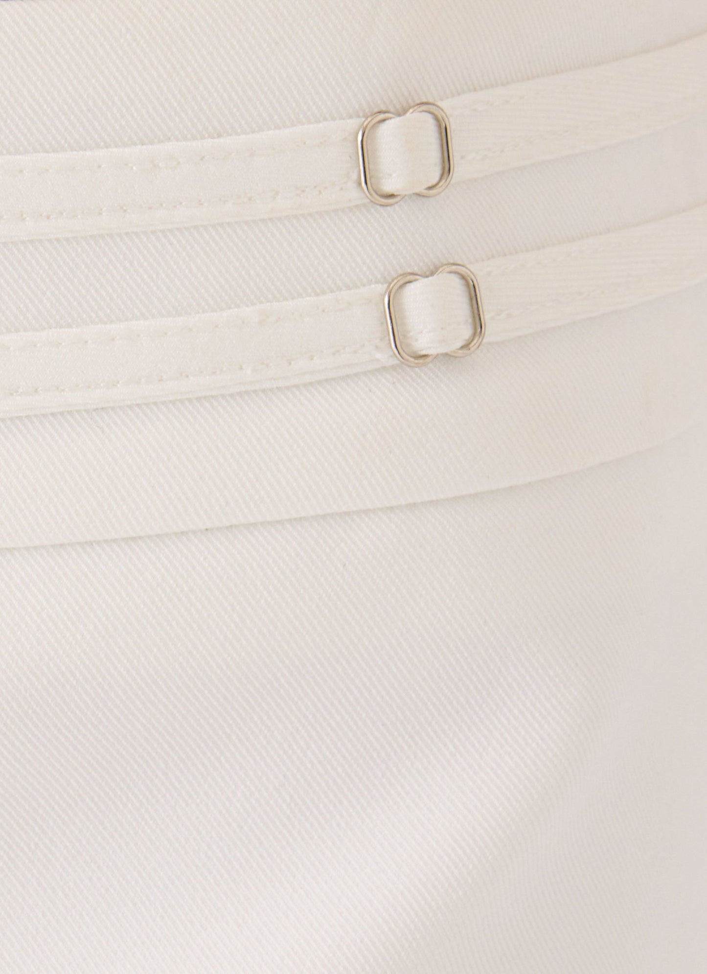 Swarov Low Rise Shorts - White