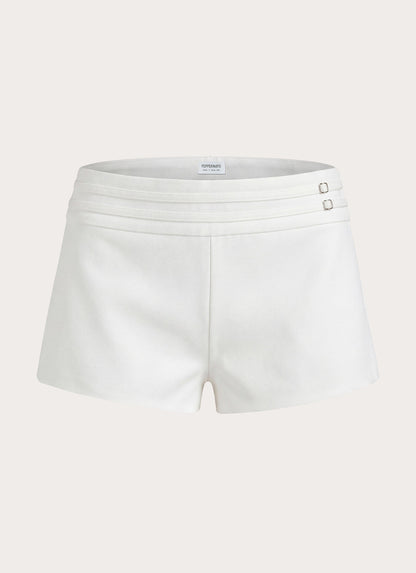Swarov Low Rise Shorts - White