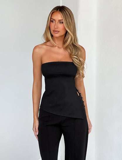 INDIRA TOP - BLACK
