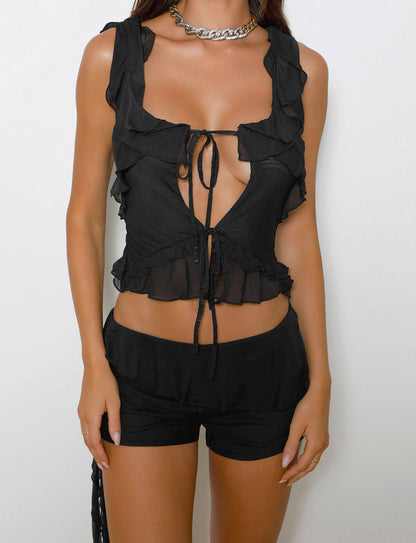 ANISHA SHORT - BLACK