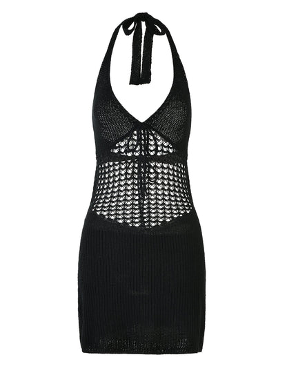 DELTA MINI DRESS - BLACK