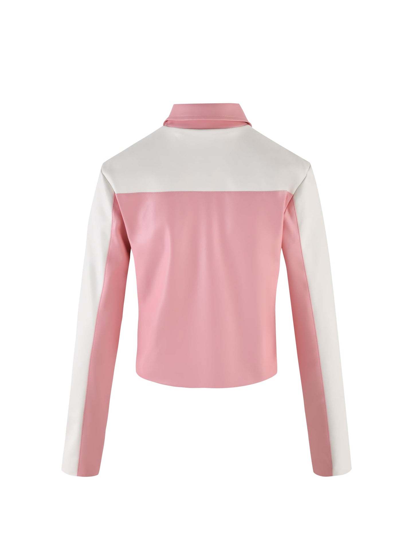 DELIA JACKET - PINK : PINK/WHITE