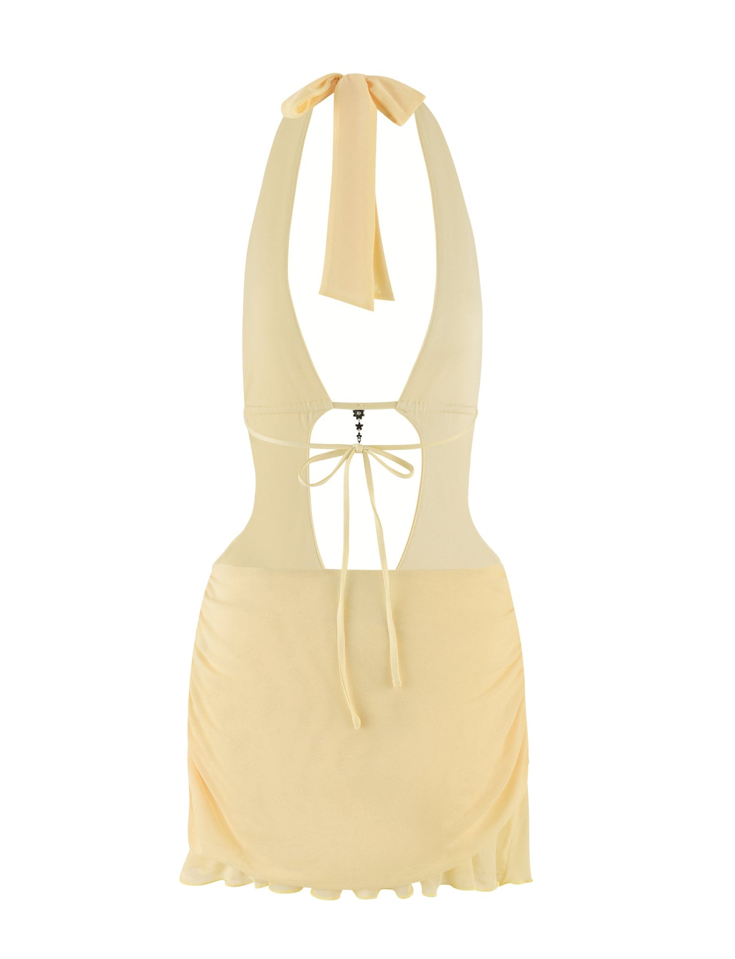 ESHA MINI DRESS - YELLOW : LEMON