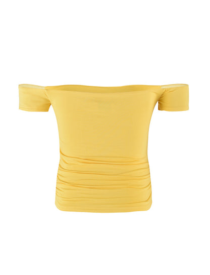CAIDEN TOP - YELLOW : NEON YELLOW : BRIGHT YELLOW