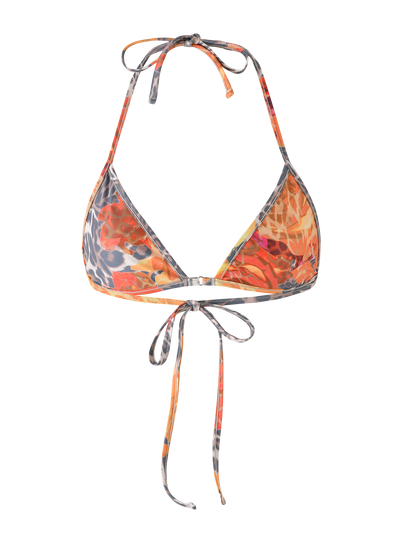 DIANA BIKINI TOP - MULTI : LEOPARD : ORANGE LEOPARD