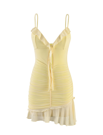 CARLY DRESS - YELLOW : LEMON