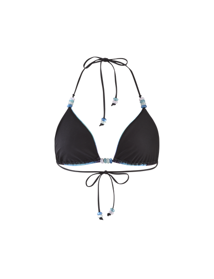 FINLEA BIKINI TOP - BLACK : BUTTERFLY