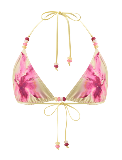 FINLEA BIKINI TOP - WATERCOLOUR FLORAL