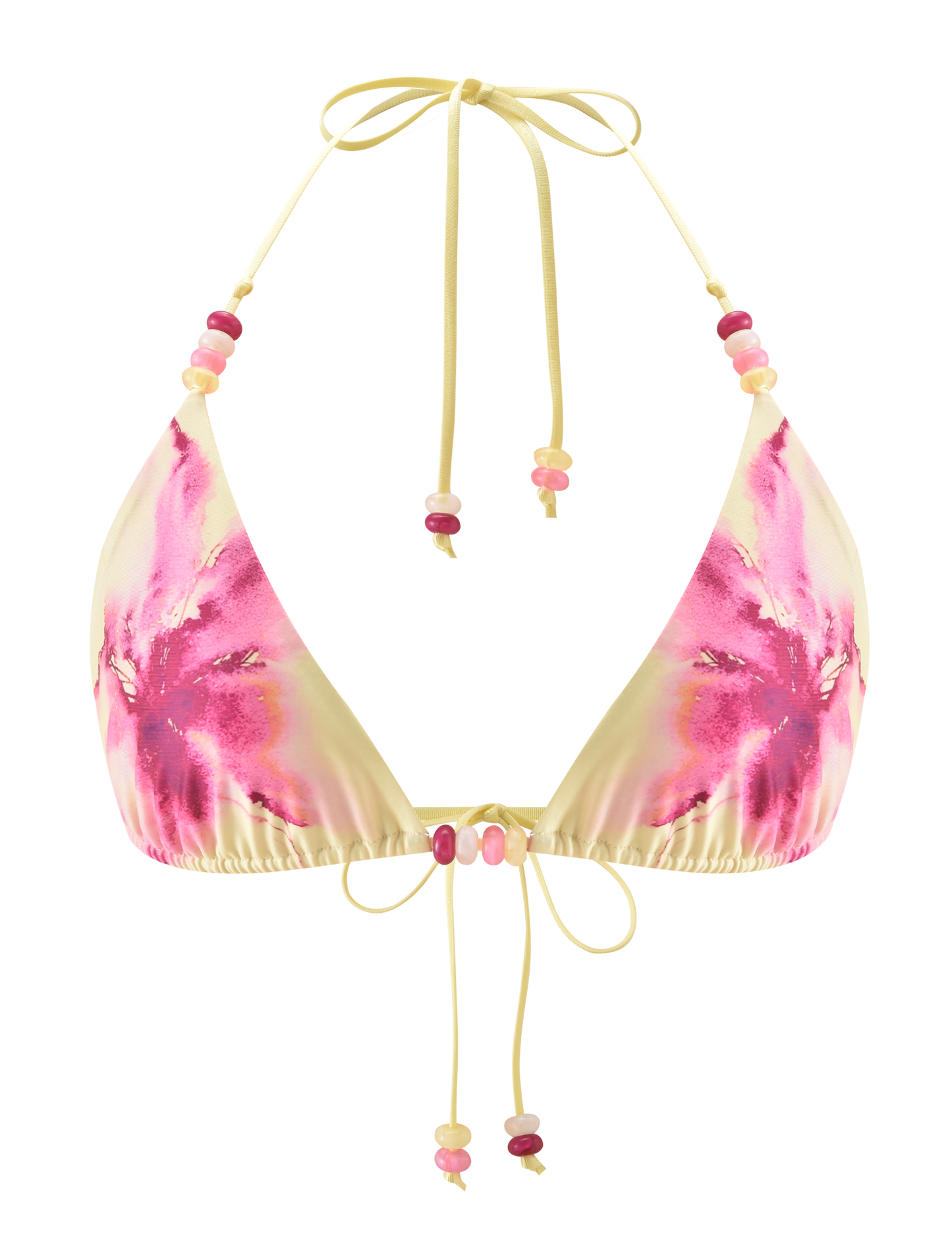 FINLEA BIKINI TOP - WATERCOLOUR FLORAL