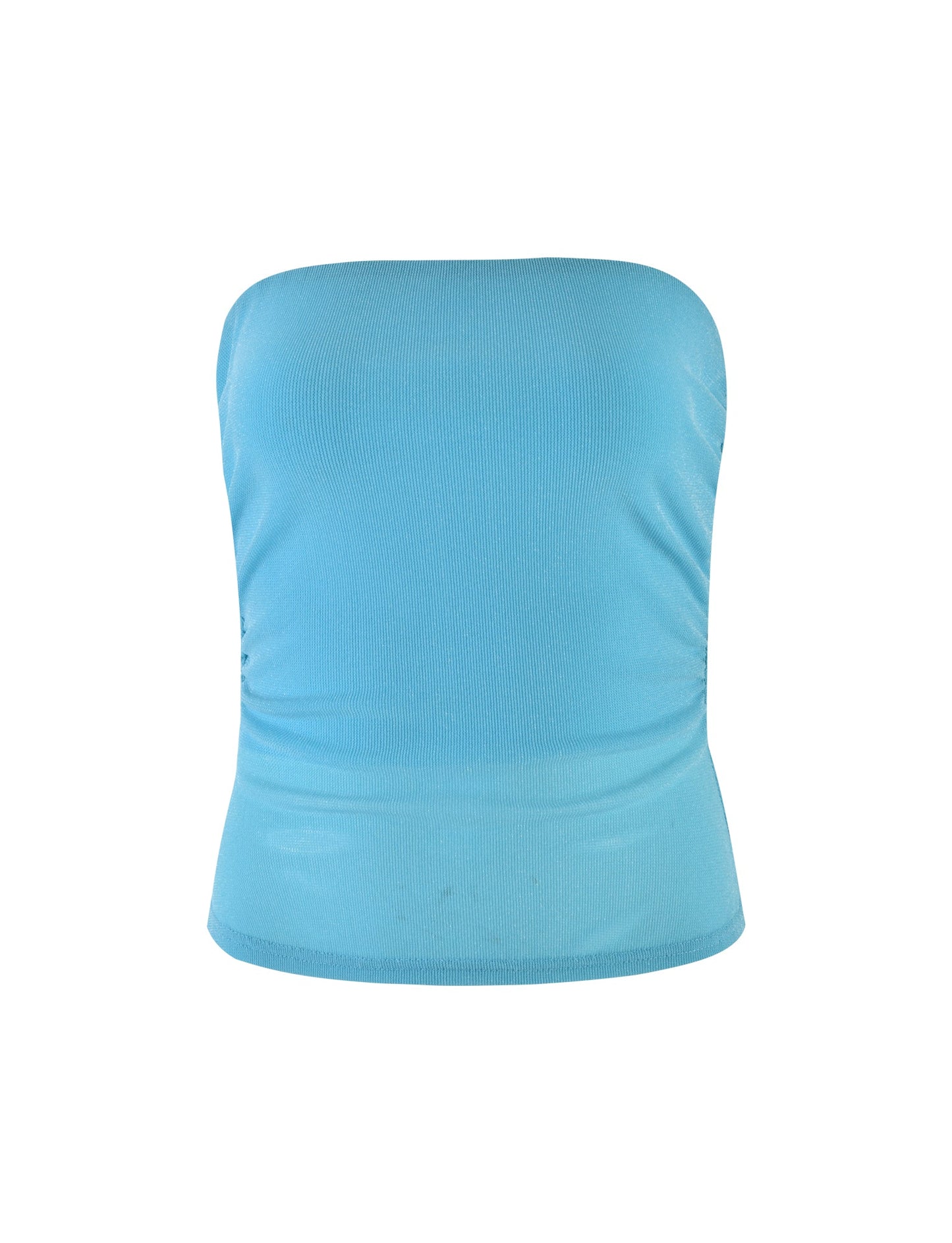 HARRIETT TUBE TOP - BLUE : BLUE SPARKLE