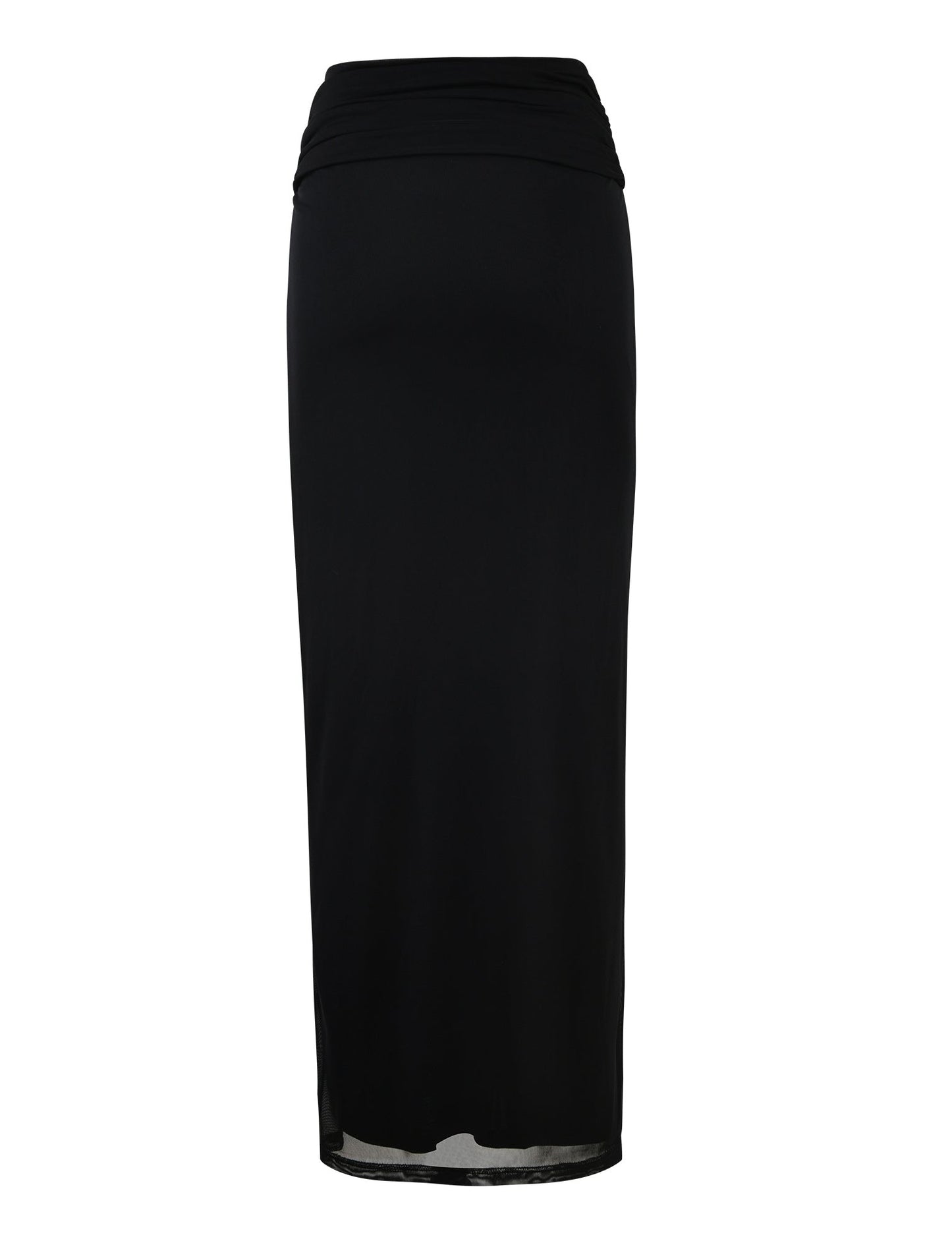 CYNTHIA MAXI SKIRT - BLACK