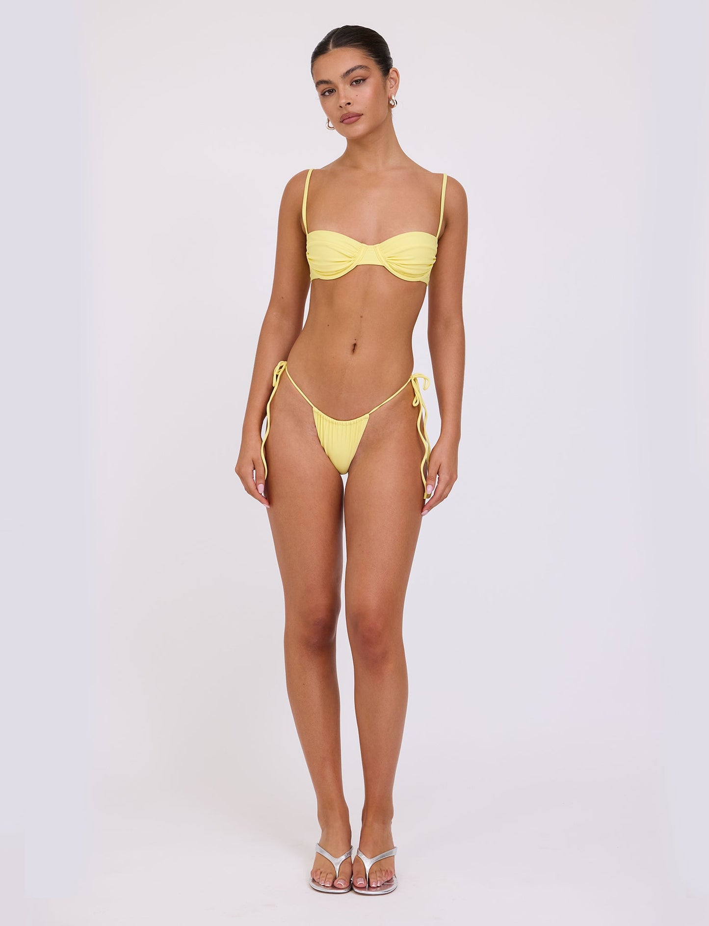 KHESSA BIKINI TOP - YELLOW : LEMON