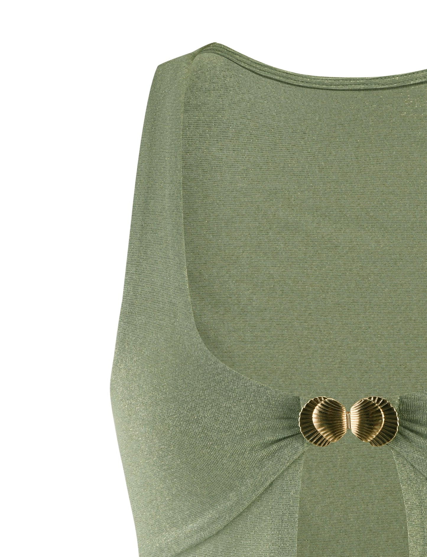 AMETHYST TOP - GREEN : GREEN SPARKLE